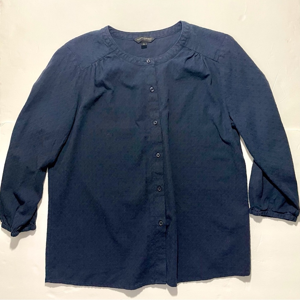 Banana Republic Navy Button Down Shirt